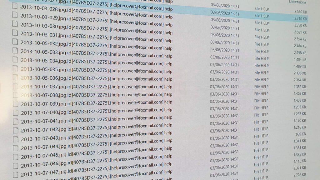 ransomware in azione