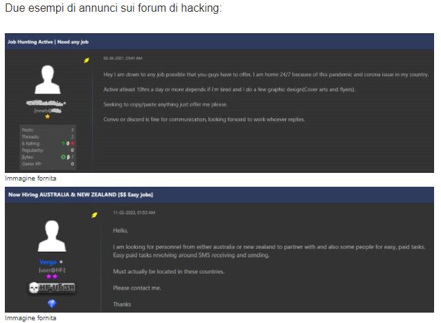 dark web forum hacking esempi