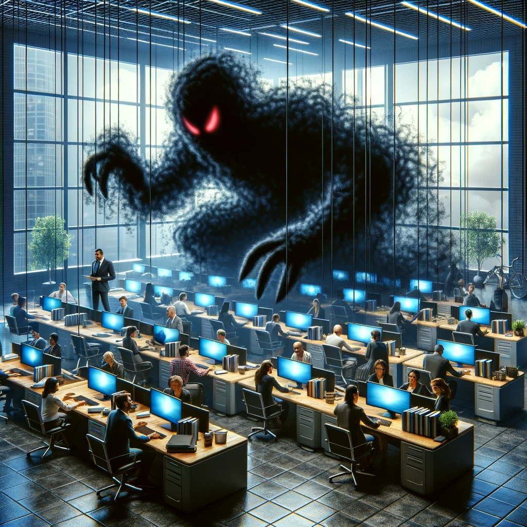 l'ombra assale gli impiegati