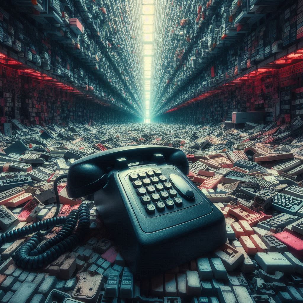 telefono abbandonato