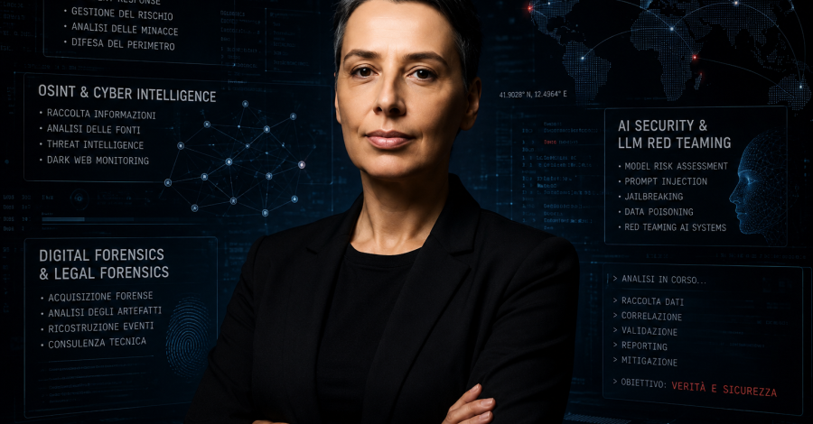 Michaela Odderoli, cybersecurity specialist e analista di Cyber Intelligence